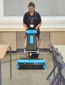 Education School Flooring Cleaning - Rotowash