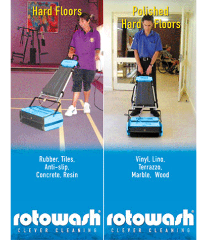 Hard Surface Floor Cleaning Machine - Rotowash