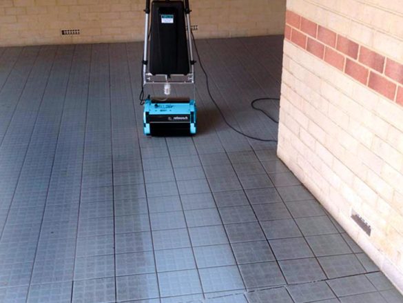 Rubber Floor Cleaning Machine - Rotowash