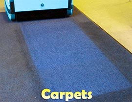 Cleaning Carpets - Rotowash