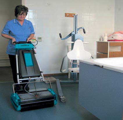 Hospital Patient Floor Cleaning Machine - Rotowash