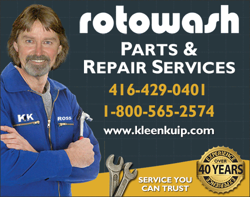 rotowash repairs parts service canada