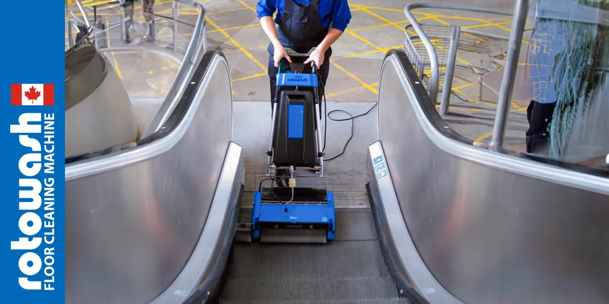 escalator cleaning machines