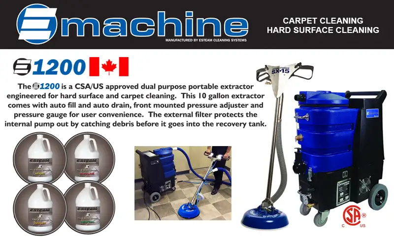 commercial tile and grout cleaning machine